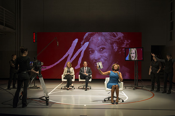 Mary Beth Fisher, ensemble member Tom Irwin, Mildred Marie Langford and Rae Gray