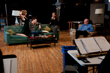 Carrie Coon, Madison Dirks, Amy Morton and Tracy Letts