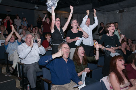 Crowd cheering