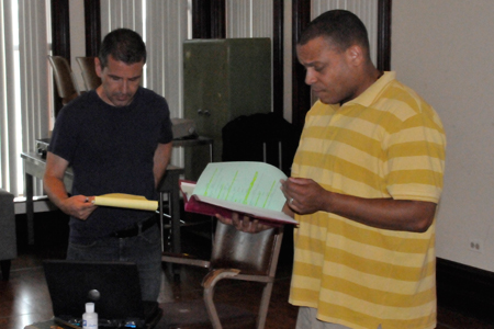 Director David Cromer and Aaron Todd Douglas