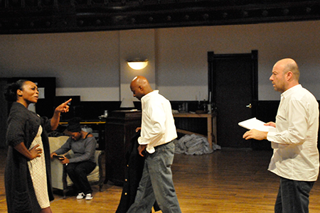 Shanésia Davis, Mildred Marie Langford, James T. Alfred and ensemble member Yasen Peyankov
