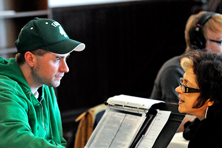 Director Michael Patrick Thornton with Artistic Director Martha Lavey