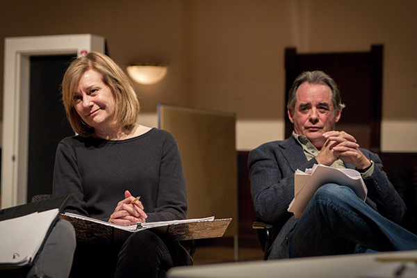 Mary Beth Fisher and ensemble member Tom Irwin