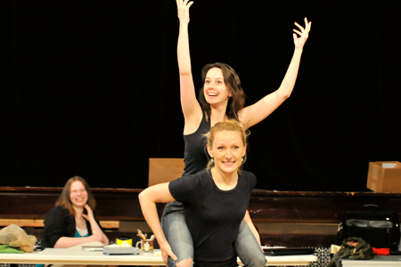 Laura Jacqmin, Hillary Clemens and Jennifer Coombs