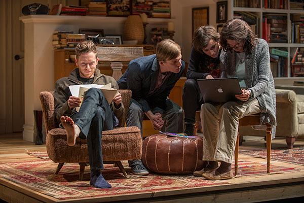 Steve Haggard, John McGinty, Helen Sadler and  ensemble member Molly Regan