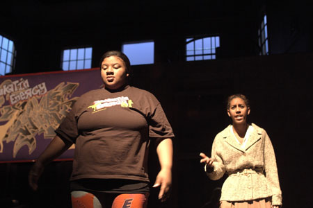 Kuumba Lynx performs in the Downstairs theatre as a part of the Traffic series in 2008.