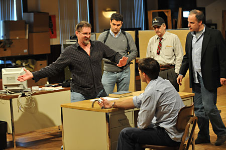 Tom Hickey, Timothy Edward Kane, Brian King, Will Zahrn and Fight Choreographer Jeffrey Baumgartner