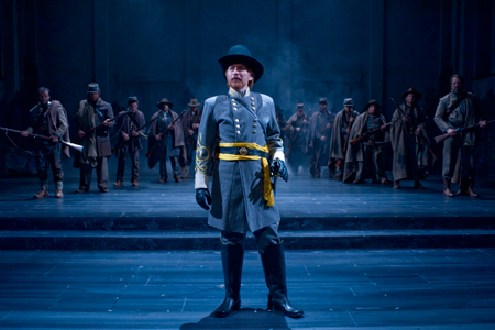 Patrick Clear and members of cast