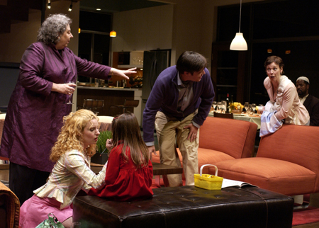 Jayne Houdyshell, Kate Arrington, Lillian Almaguer, Zak Orth, ensemble member Mariann Mayberry and James Vincent Meredith