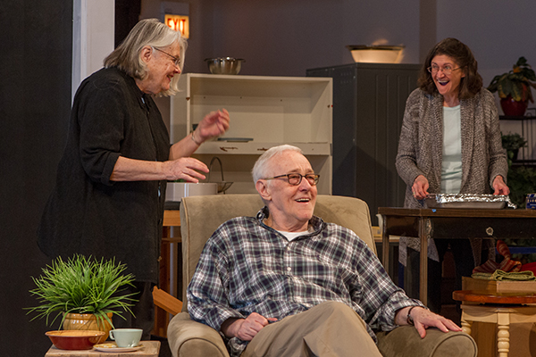 Ensemble members Lois Smith, John Mahoney and Molly Regan
