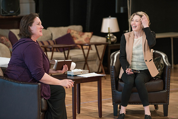 Kirsten Fitzgerald and Carrie Coon