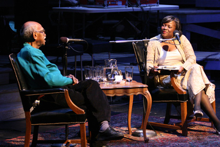 Historian Timuel Black and Sylvia Ewing
