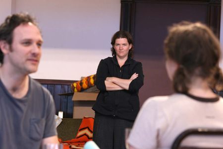 Coburn Goss, director Jessica Thebus and Amy Warren as Josie 3