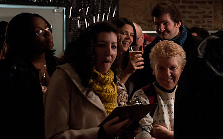 Guests enjoying EXPLORE at Burger Bar Chicago