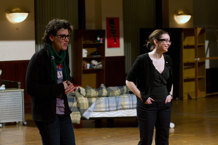 Playwright Sarah Gubbins and director Joanie Schultz