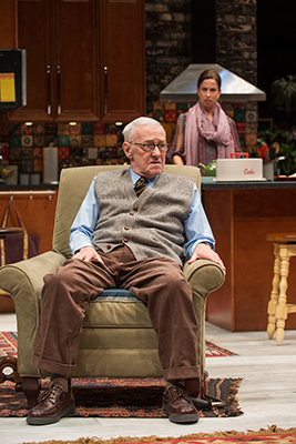 Ensemble member John Mahoney with Audrey Francis