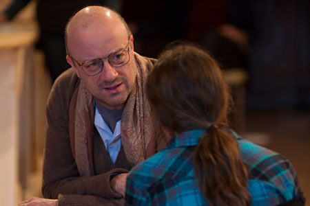 Ensemble member Yasen Peyankov and Allison Torem