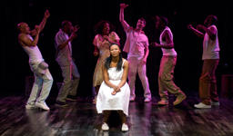 Glenn Davis, ensemble member K. Todd Freeman, Jacqueline Williams, ensemble member Alana Arenas, Jeff Parker, Rodrick Covington and Phillip James Brannon