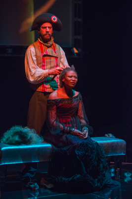 Tim Frank and ensemble member Alana Arenas