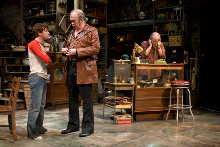 Patrick Andrews with ensemble members Tracy Letts and Francis Guinan