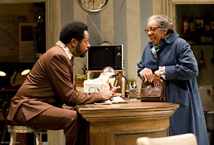 Ensemble member James Vincent Meredith and Jacqueline Williams