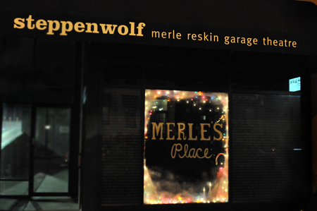 The scene outside Merle's Place