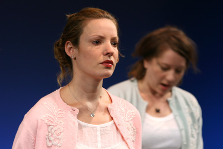 ensemble member Kate Arrington and Amy Warren