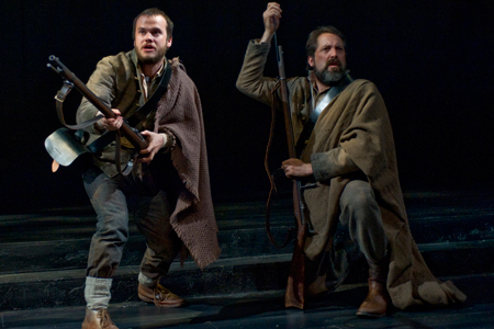 Stephen Louis Grush and ensemble member Ian Barford