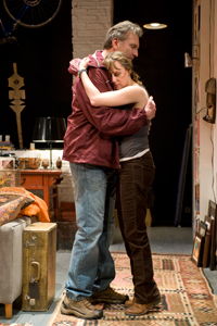 Randall Newsome and ensemble member Sally Murphy