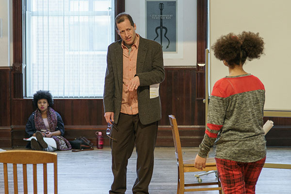 Ensemble member Tim Hopper and Ariana Burks