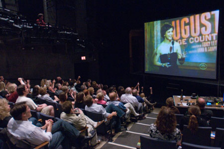 Ensemble member Anna Shapiro receiving a Tony