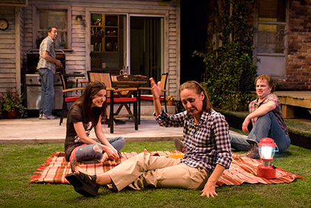 Ensemble members Ian Barford, Kate Arrington, Laurie Metcalf and Kevin Anderson