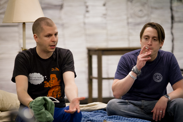 Michael Cera and Kieran Culkin