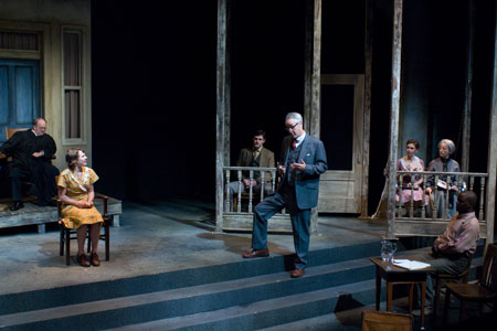 Ensember Member Alan Wilder, Claire Wellin, James D. Farruggio, Phillip R. Smith, Franette Liebow, Elaine Roth, and Abu Ansari