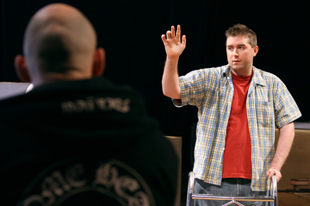 Director Sean Graney and Michael Patrick Thornton