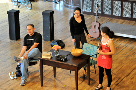 Ricardo Gutierrez, Liza Fernandez and Sandra Delgado