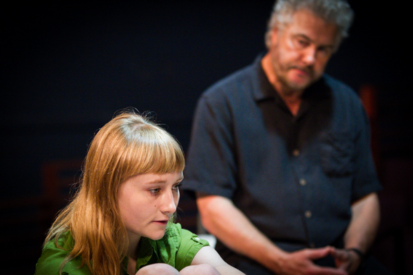 Rae Gray and ensemble member William Petersen