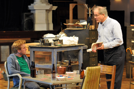 Patrick Andrews and ensemble member Francis Guinan