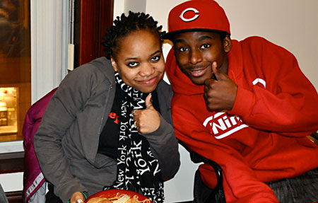 Noelle Daniels and Malcolm London celebrate another successful teen event