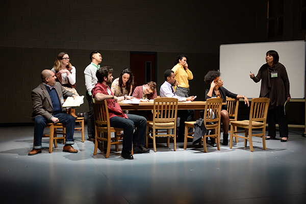 The cast of <i>The Compass</i>