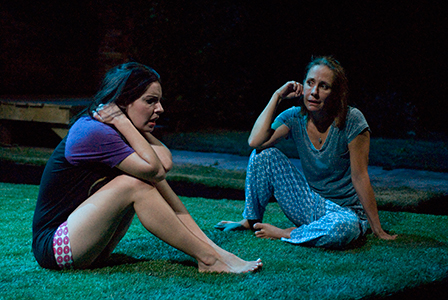 Ensemble member Kate Arrington and Laurie Metcalf