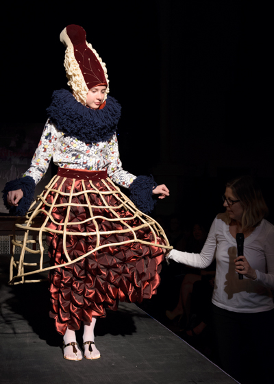 Designer Sandra Leonard explains the details of her design