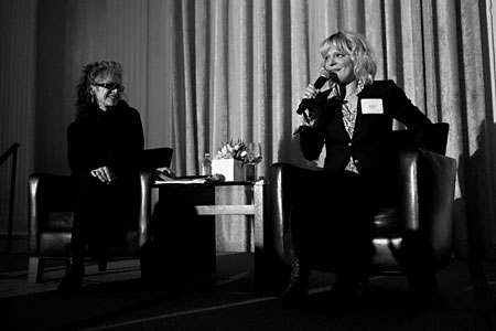 Steppenwolf Artistic Director Martha Lavey and Honoree Martha Plimpton