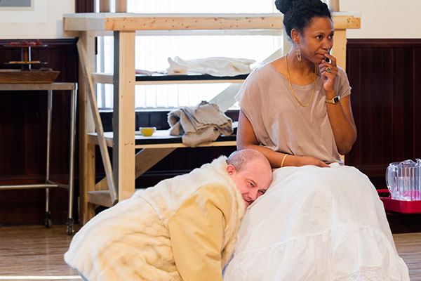Ensemble members Alan Wilder and Alana Arenas