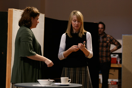 Director Jessica Thebus, Polly Noonan and Coburn Goss