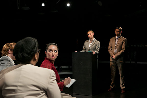 Eric Staves, Deanna Reed-Foster, Claudia DiBiccari, Carmen Molina and Zach Livingston