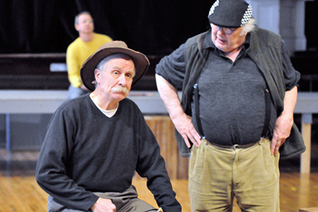 Richard Henzel with ensemble member Robert Breuler
