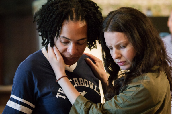 Karen Aldridge and ensemble member Kate Arrington