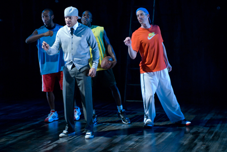 Phillip James Brannon, Glenn Davis, Rodrick Covington and Jeff Parker in <em>Marcus; Or the Secret of Sweet</em>