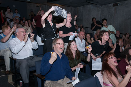 Crowd cheering